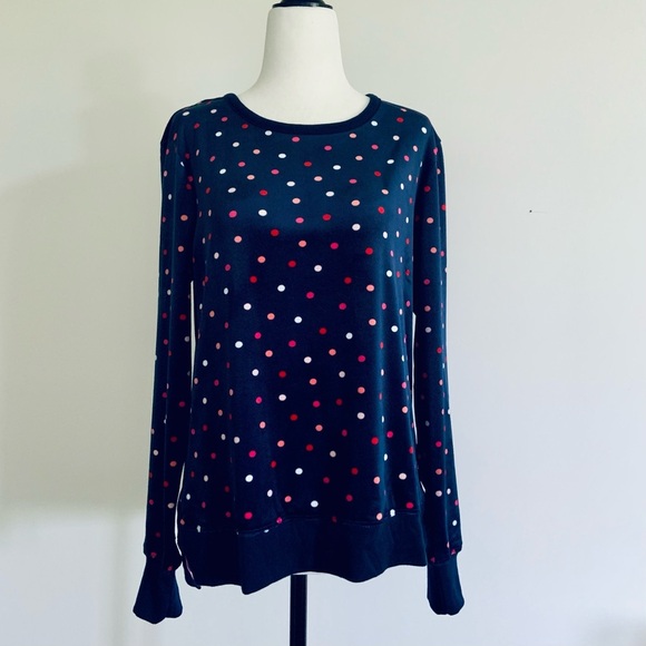 Kate Spade Polka dot loungewear top - Picture 6 of 11